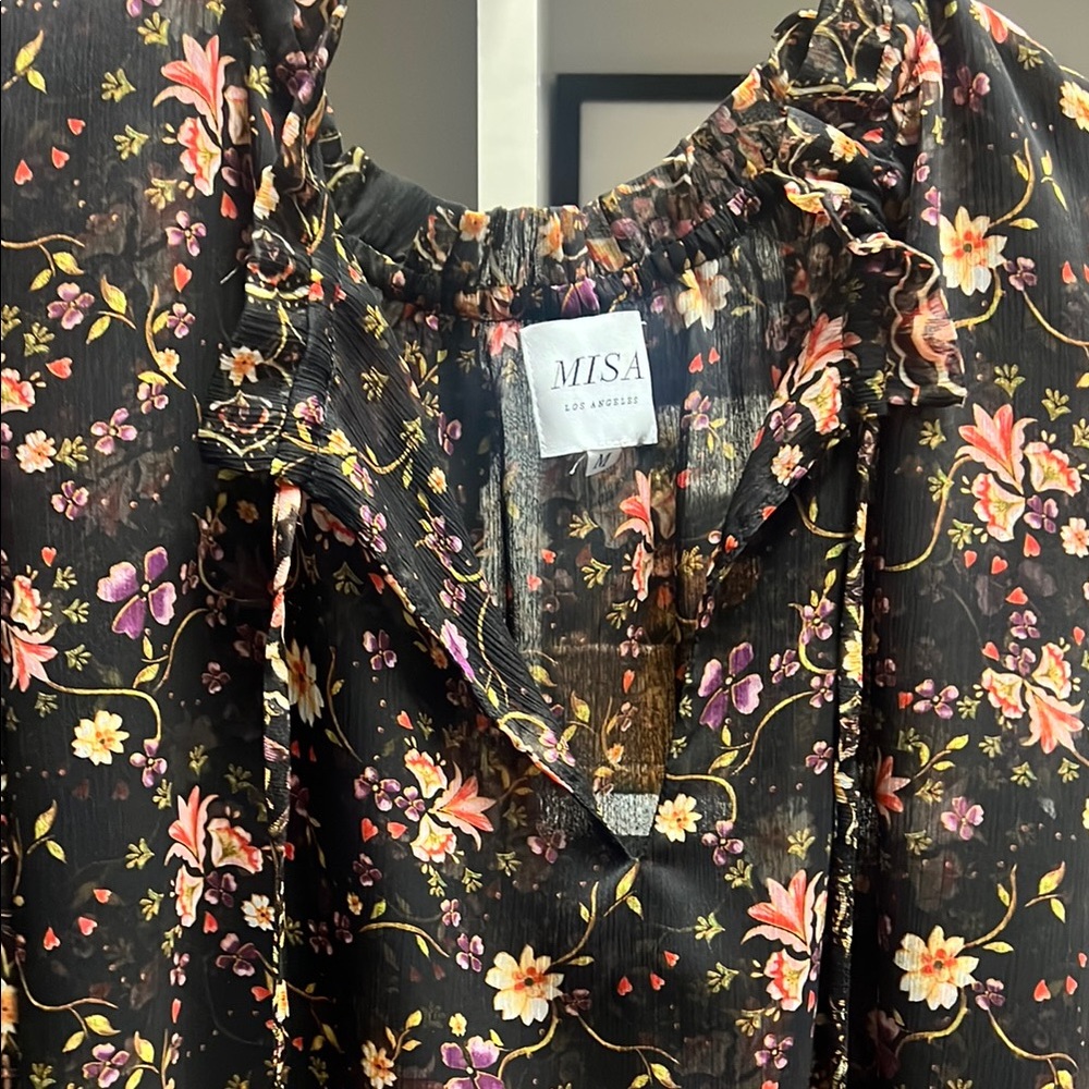 MISA Floral Blouse